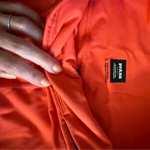 prAna women's red leggings Small